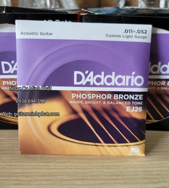 Dây đàn guitar acoustic D’Addario EJ26