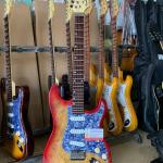Đàn Guitar Điện Fender Phím Lõm Gỗ Nu - Mobin đũa cao cấp