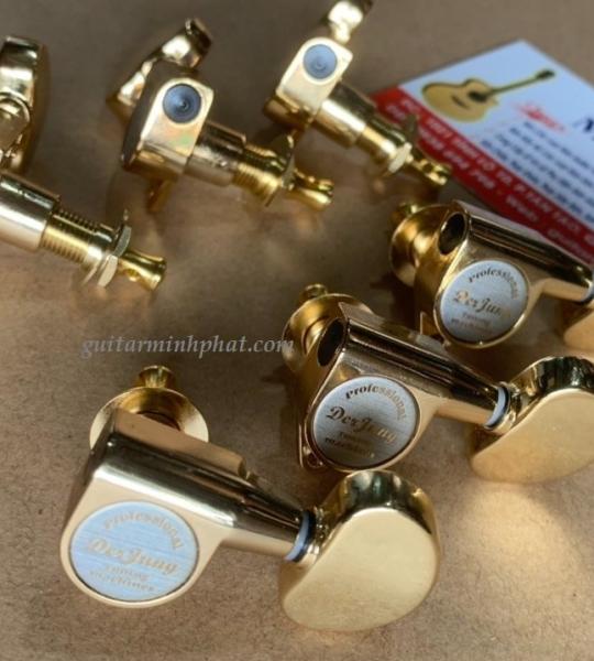 Khoá Đàn Guitar Acoustic Derjung vàng Gold